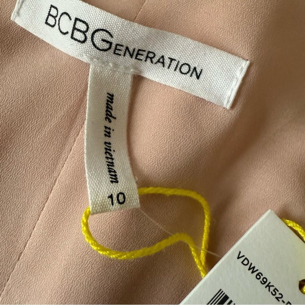BCBGeneration Blush Pink Mini Dress NEW Women’s 10 - Picture 9 of 12